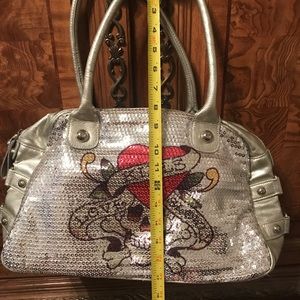 Ed Hardy vintage love kills slowly bag